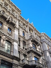 Hausfasade in Triest