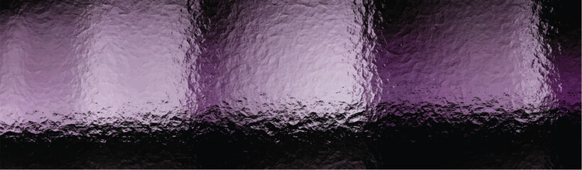 Purple gradient matte surface. Texture of glass. Realistic panoramic vector illustration	