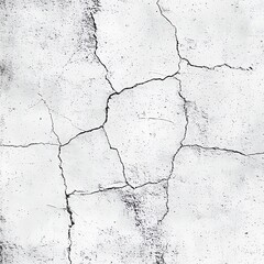 Obraz premium Cracked concrete texture. Grunge background. Distressed wall surface. Monochrome.
