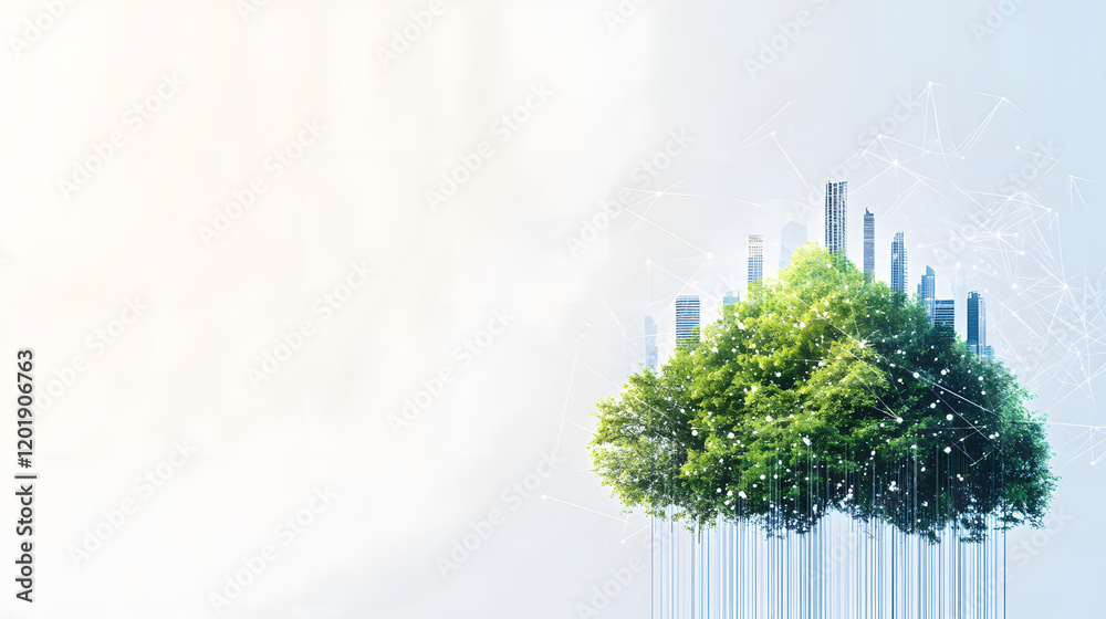 Wall mural ai-driven analytics teams leveraging artificial intelligence for data analysis.