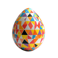 Vibrant easter egg png design digital art spring theme colorful environment creative viewpoint celebratory concept