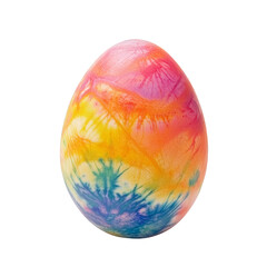 Obraz premium Colorful easter egg png for creative designs spring celebrations digital art bright environment vibrant viewpoint