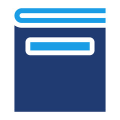 Book Blue Color Icon
