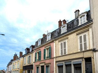 Antique building view in Etampes, France