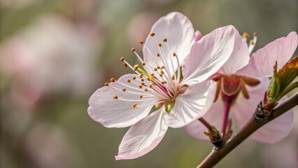 Obraz premium Close-up of delicate petal on a beautiful flower, flowering seed plants, flower petals, monocotyledon, intricate details, angiosperms