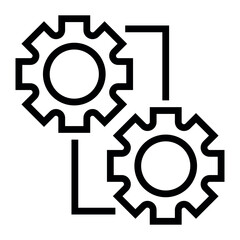 Integration vector icon