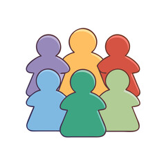 board game meeples icon, board game meeples vector illustration-simple illustration of board game meeples, perfect for board game meeples logos and icons