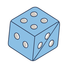 dice six sided die icon, dice six sided die vector illustration-simple illustration of dice six sided die, perfect for dice six sided die logos and icons