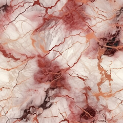 Naklejka premium Realistic marble texture with intricate veins. AI Generative.