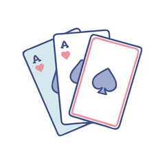 game card deck icon, game card deck vector illustration-simple illustration of game card deck, perfect for game card deck logos and icons