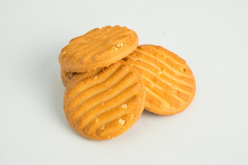 Delicious vegetarian snack food- cashew nut cookies.