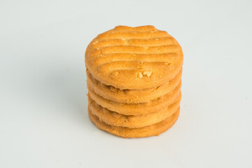 Delicious vegetarian snack food- cashew nut cookies.