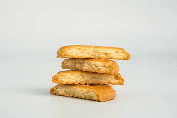 Delicious vegetarian snack food- cashew nut cookies.