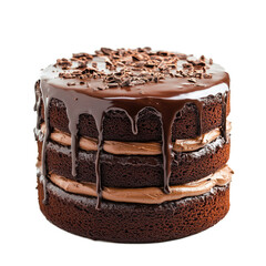 birthday cake on transparent background