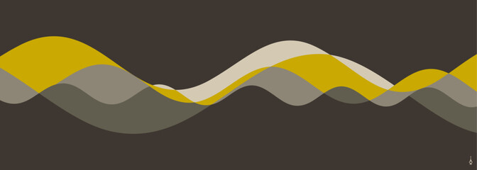 3D abstract wavy background with bright colors. Motion sound wave. Cover design template. 3d vector illustration for banner, flyer, poster or brochure.