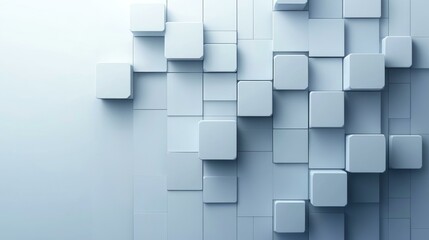 Fototapeta premium Abstract Geometric Square Pattern Background