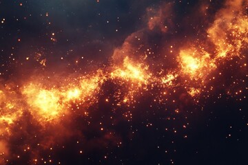 Fiery Explosion Captured in Stunning Mid Action
