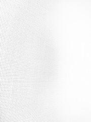 Minimalist vertical photo with blurred white background with beautiful and unique dots with space for text.