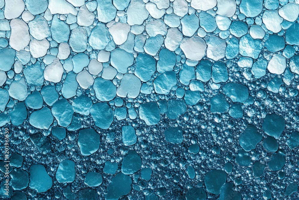 Canvas Prints beautiful blue water background with dazzling droplets and textures for a refreshing visual experien