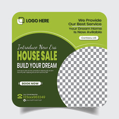 Beautiful Home Sale Social Media Post Design Banner