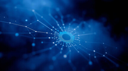 Obraz premium Abstract concepts of cybersecurity technology and digital data protection background