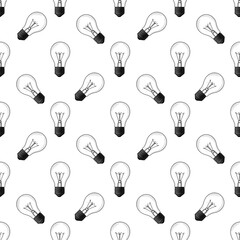 Naklejka premium Green Revolution Large Seamless Pattern on White Background