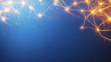 Glowing Lines Abstract Background - Abstract image symbolizing connection, technology, energy, innovation, and cosmic expanse.  A perfect background for modern designs.