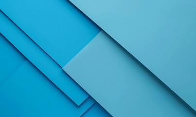 Solid blue background providing clear space for flyer template