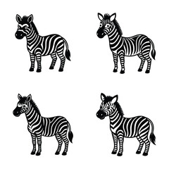set of zebra