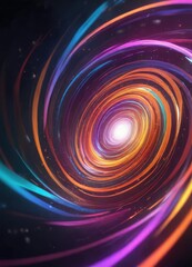 Abstract Background with Vortex of Color and Light, abstract background, swirling colors
