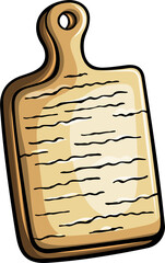 Doodle cartoon funny cutting board