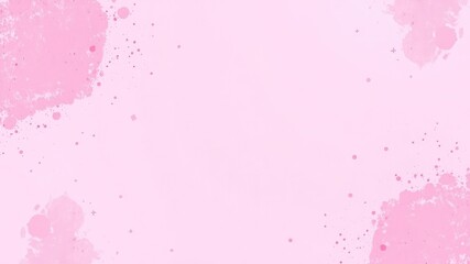 Obraz premium Abstract pink grunge background with splats and halftone effect, abstract, modern
