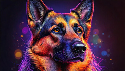 Majestic German Shepherd