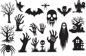 set of halloween icons