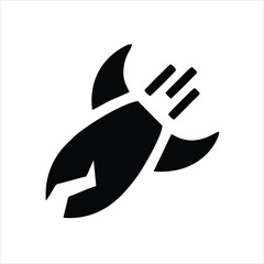 Rocket. Rocket icon. Rocket symbols. Rocket simple sign. Rocket launch icon isolated on white background. Rocket launch icon in trendy design style.