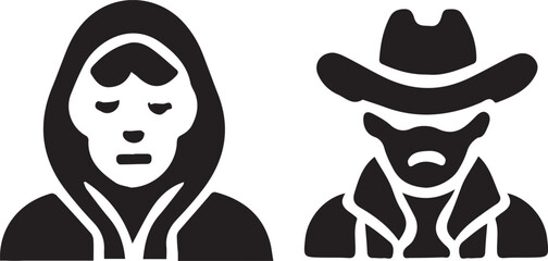 black and white illustration