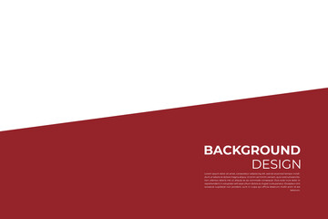 Red and White Minimalist Abstract Background