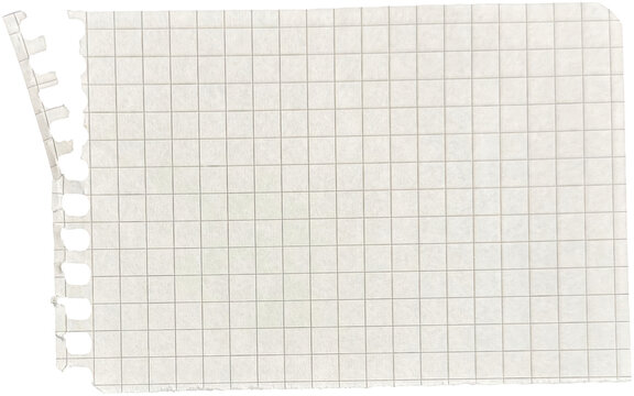 Ripped torn paper piece isolated on transparent background