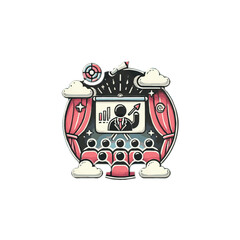 Event Management icon vector design symbol illustration