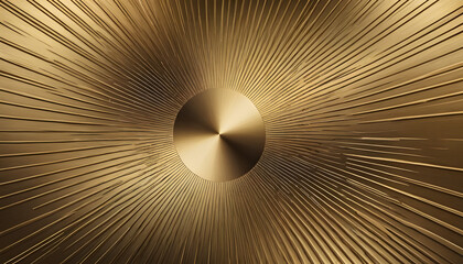 Radiating Gold Lines from a Central Point