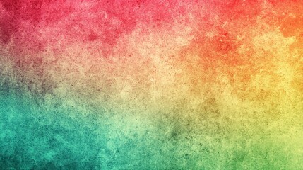 Fototapeta premium Abstract Colorful Grunge Texture Background Red Yellow Green Gradient Design