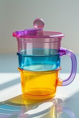 The perfect first cup: sippy cup with ergonomic handles