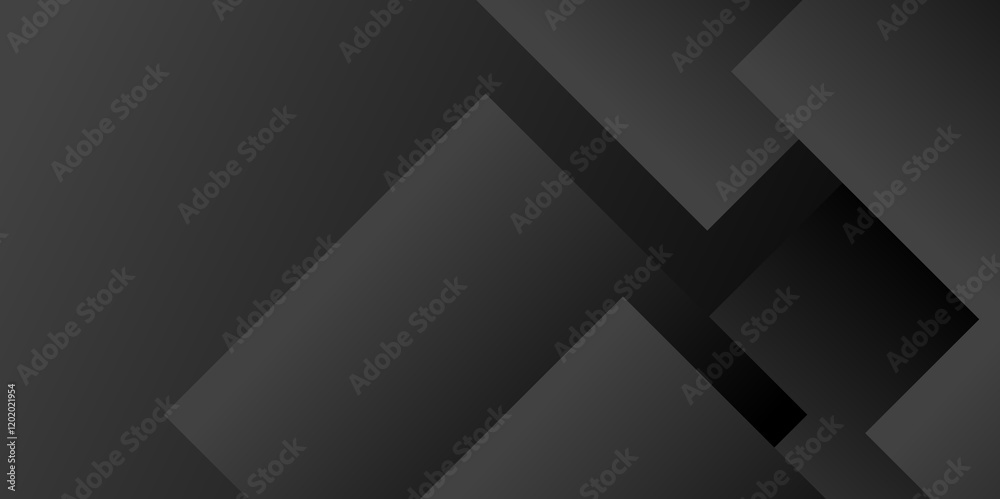 Aufkleber Modern Abstract dark grey transparent background with triangle shapes. Space futuristic design concept. Decorative web layout or poster, banner, wallpaper paper texture gradient background vector..	
