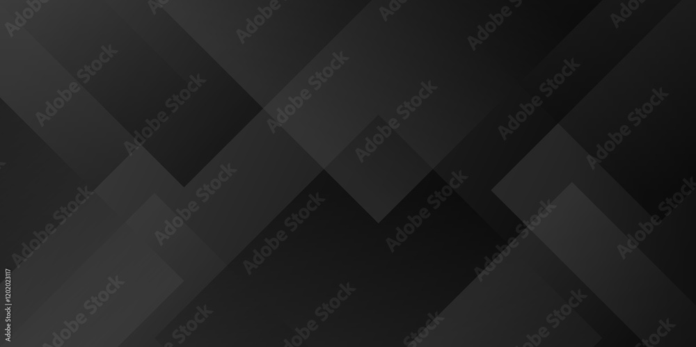 Aufkleber Modern Abstract dark grey transparent background with triangle shapes. Space futuristic design concept. Decorative web layout or poster, banner, wallpaper paper texture gradient background vector..	