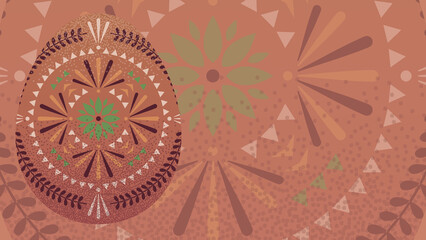 Whimsical Easter Egg Art: A Playful Collection of Decorative Patterns and Pastel-Themed Backgrounds, Perfect for Capturing the Spirit of Renewal, Joy, and Creativity in Easter Festivities and D