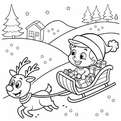 kids coloring page KDP