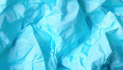 Obraz premium textured blue wrinkled fabric background with vibrant color and abstract folds for creative design, branding, or artistic concepts