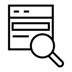 Searching vector icon