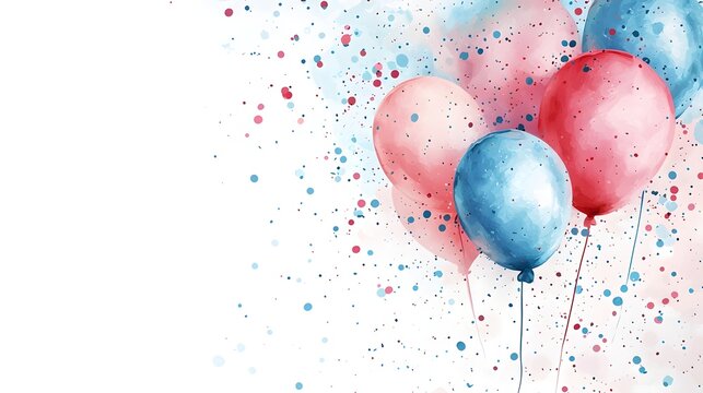 Elegant and modern pastel birthday card design with a soft minimalist aesthetic and a spacious blank section in the center for customized text or branding