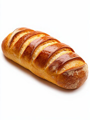 Frisch gebackenes Brot mit goldener Kruste und perfekt geschnittenen Scheiben

